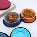 Silicone Foldable Expandable Pet Food Bowl